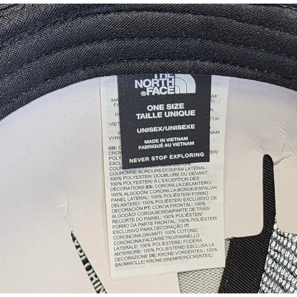 NEW THE NORTH FACE Mudder Cap Hat Bear Classic Fit‎ Snapback Gray Logo Trucker